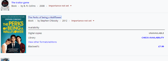 Example book on LGBTQ+ reading list